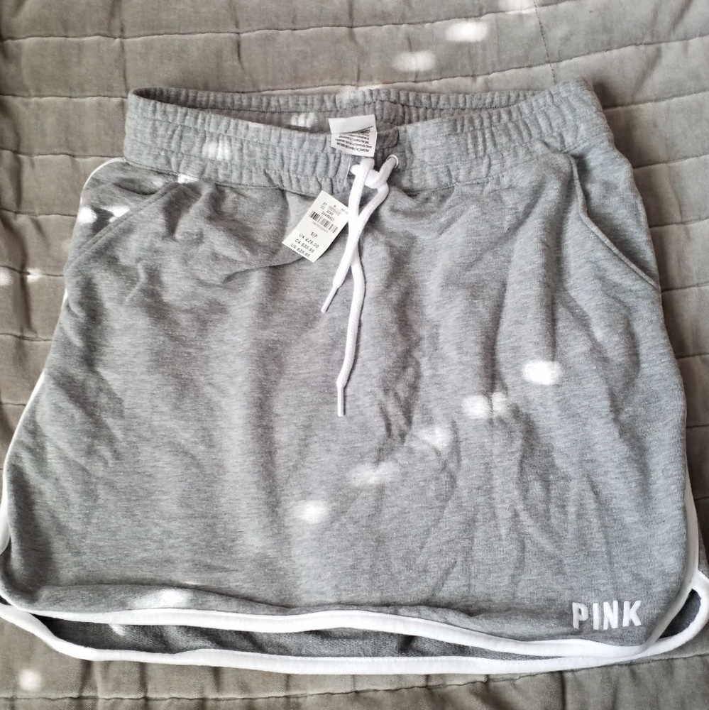 Grey Skirt PINK